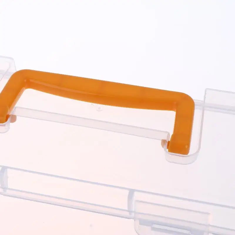 ✔Professional Tool Organizer Set,Transparent Parts Storage With Dividers-Portable Case For Kitchen Condiment Storage