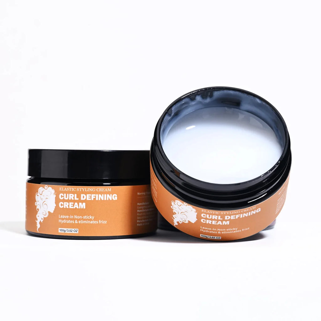 Curl Defining Cream Hydrating Smoothing Tangles Reducing Elasticity Improving Anti Frizz Curl Cream
