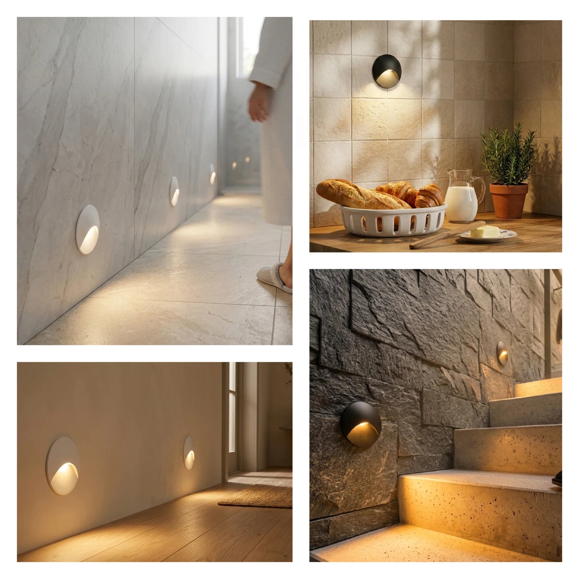 3W Stair Light Indoor Wall Lamp Step Light Aisle Corridor Night Light AC85-265V Waterproof IP65 Wall Light