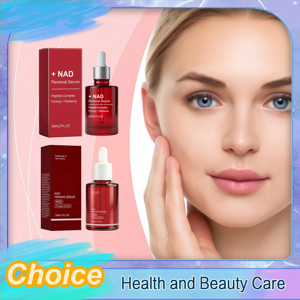 Nad+ Firming Serum Collagen Extract Reduce Wrinkles Fine Lines Enhance Skin Elasticity Smoother Skin Suitable For All Skin Types