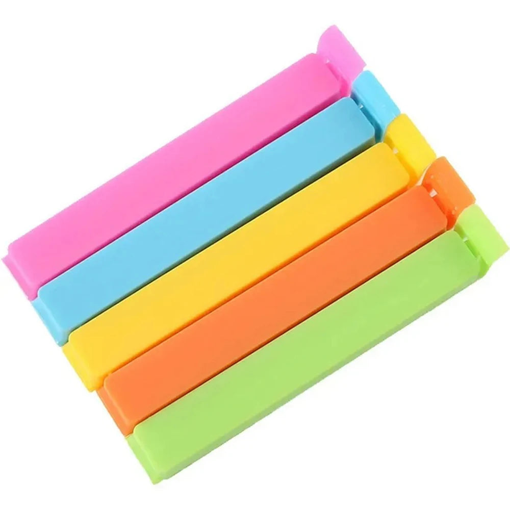 10-100pcs Plastic Food Bag Clips Sealer Clamp Kitchen Tool Portable Storage Seal Sealing Clip for Bag Sealing Accessories