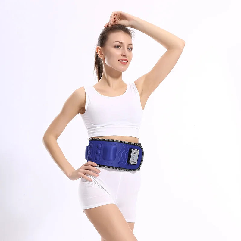 Portable Lazy Fitness Fat Slinger Belt Vibration Shaping Beauty Body Slimming and Abdominal Compression Machine Vibration Plate