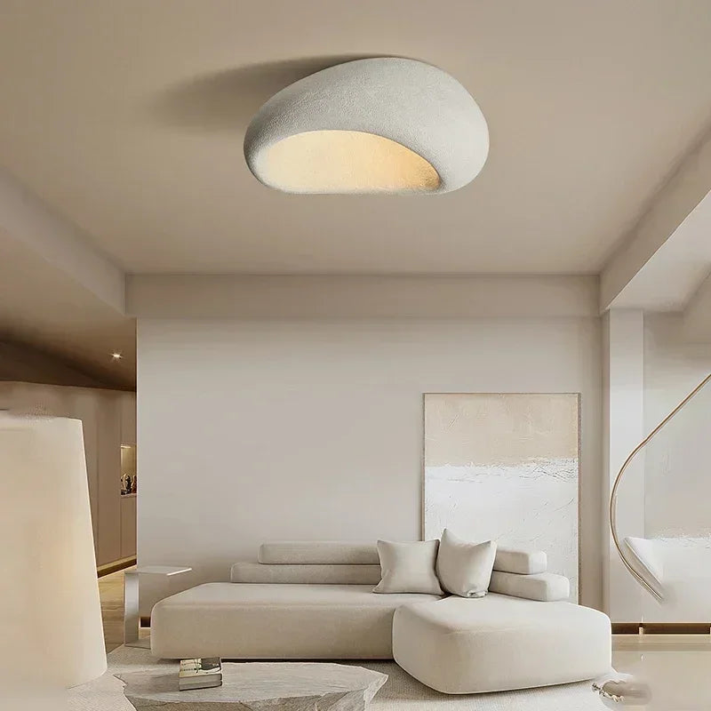 Japanese Resin Ceiling Lamp With E27 Light Bulb Led DownLight for Bedroom Living Dining Room