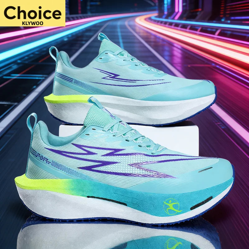 Running Shoes Carbon Board Speciality Marathon Men Sports Tenis Breathable Lightweight Womens Comfortable Nonskid Brand Sneakers - Beauty