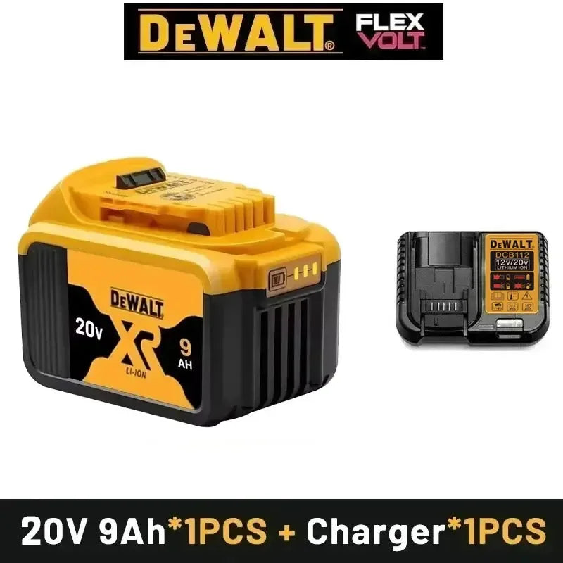 100% Original DeWALT Battery 20V/60V 6Ah 9Ah MAX FlexVolt for DCB606 DCB205 DCB206 DCB209 DCB182 Power Tool with Battery