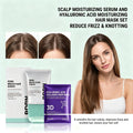 Deep Moisturizing Hair Mask With Hyaluronic Acid Collagen Conditioner Scalp Care Essence Set For Dry Damaged Frizzy Hair Smooth
