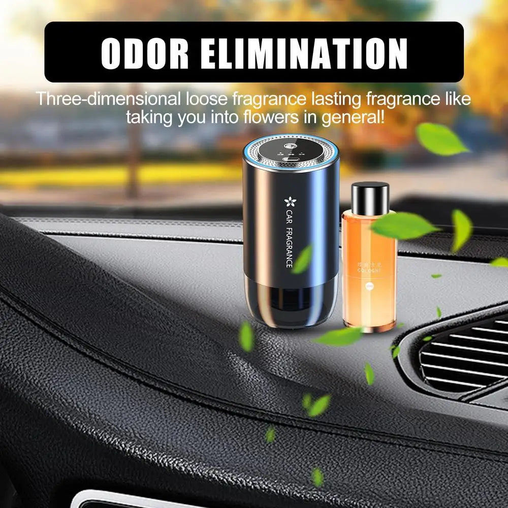 Car Perfume Diffuser Smart Car Air Diffusers Adjustable Concentration 50ml Essential Oil Diffuser Rechargeable Car Fragrance