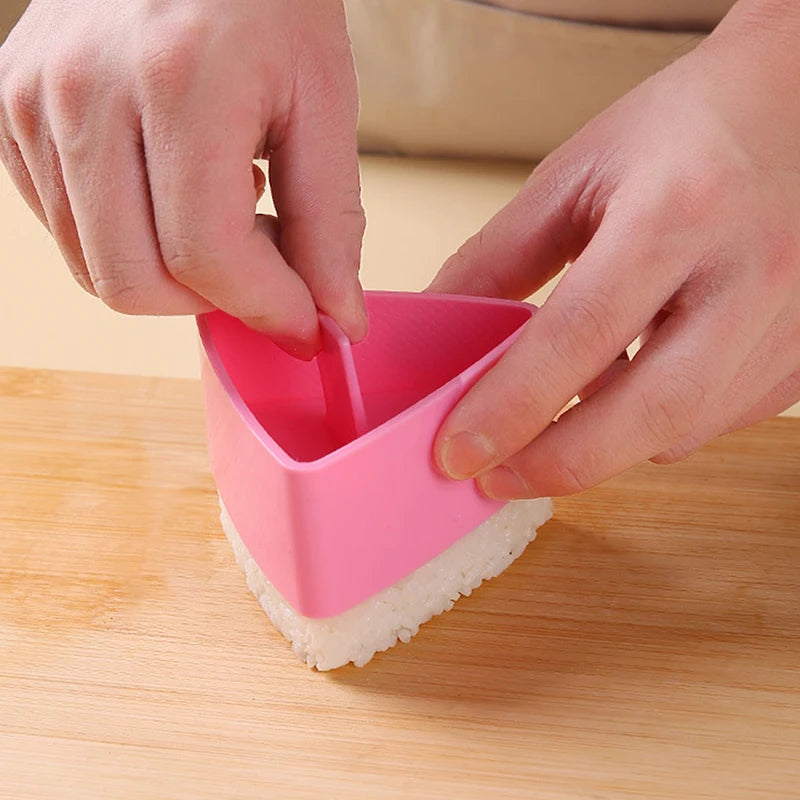 1PC Portable Rice Ball Maker Onigiri Mould Japanese Bento Rice Mold Maker Kit Non Stick Rice Mould For Kid Lunch Kitchen Gadgets