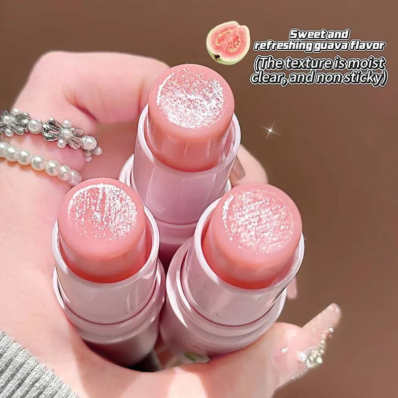 Guava Lip Gloss, Icy Hydrating Shine with Moisture Lock, Smooths Lip Lines and Creates a Juicy Fuller Looking Finish