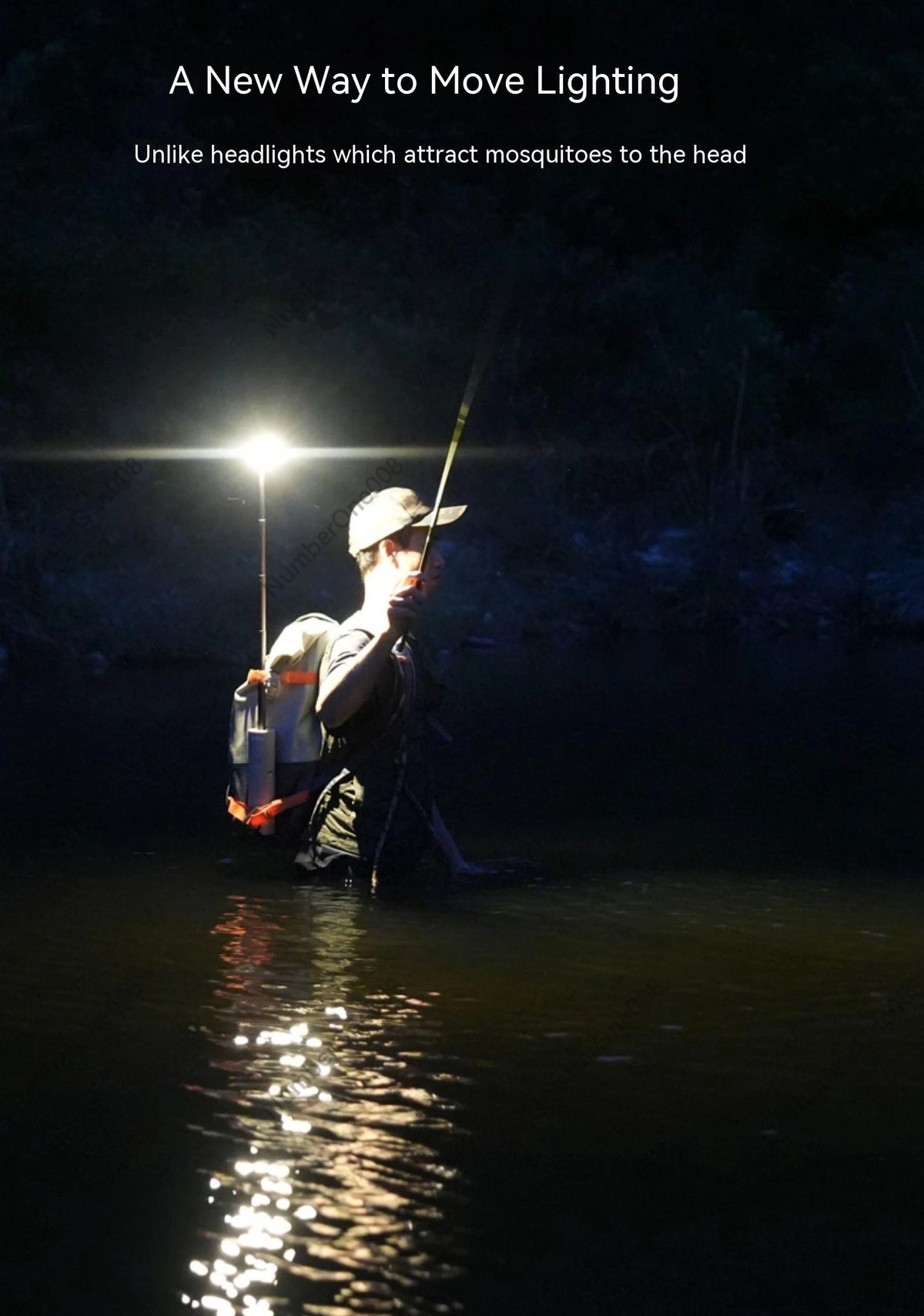 Telescopic Lantern All Terrain Outdoor Multifunctional Camping Light Phone Charging Treasure Travel Emergency Tent Lamps