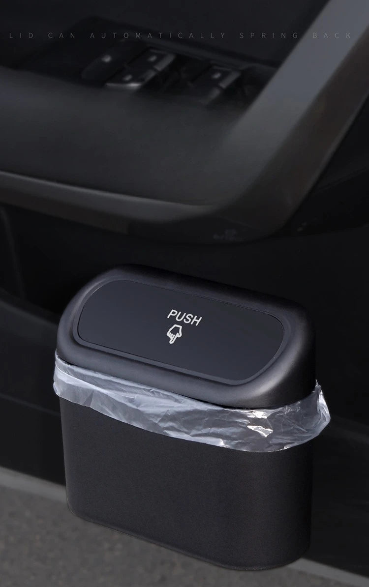 Car Door Trash Can Hanging Garbage Bin for Vehicle Large Capacity Side Storage Box Universal Car Organizer for Interior Removabl