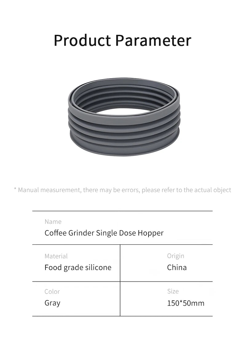 Coffee Beans Grinder Single Dose Hopper For Breville Sage 870 878 8Series Bellows Bin Blowing Espresso Machine Accessories Tools