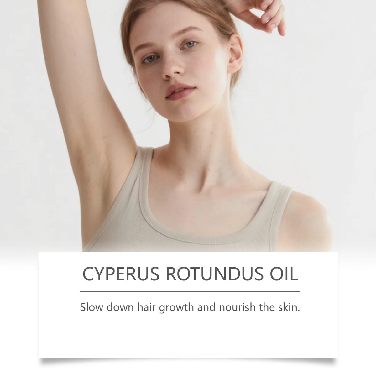 Cyperus Rotundus Hair Removal Oil Hair Growth Inhibitor Skin Smoothing Soothing Refreshing Cleansing Moisturizing Depilatory Oil