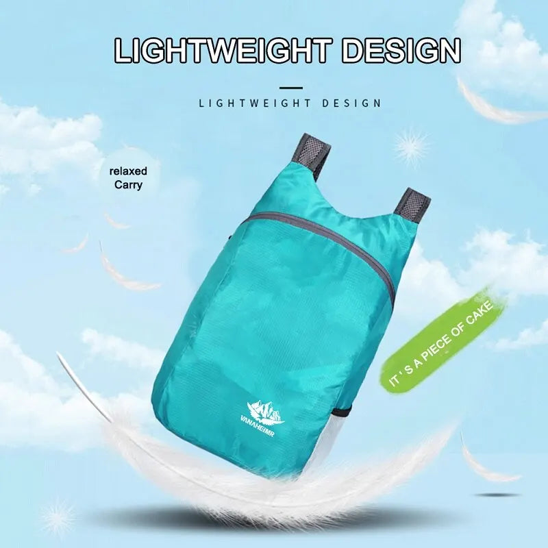 Outdoor Ultralight Folding Bag Waterproof High-volume Travel Bags Climbing Trekking Daypack for Men Women Nylon Pocket Rucksack