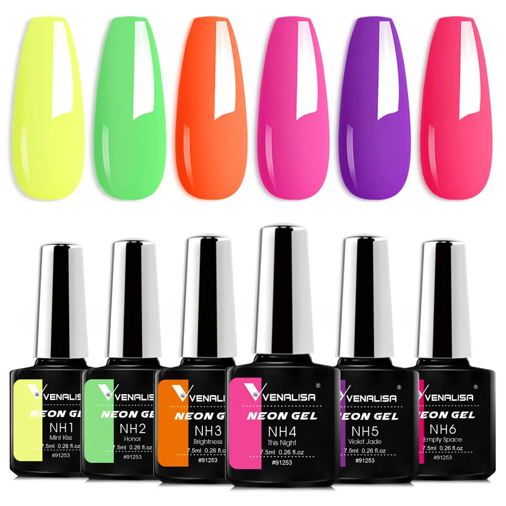 Venalisa Nail Gel Polish Fall Nail TPO FREE Long Wear Semi Permanent Soak Off UV LED Gel Nail Polish Gel Lacquer