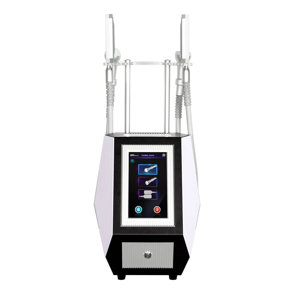 Professional Cryoskin Slimming Machine 2 Round Heads 2 Freezing Plates Skin Tightening Cellulite Removal Device