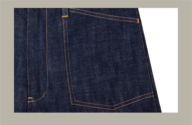 Red Tornado Denim Railroad Pants High Waist Rugged Style Selvage Jeans Back Buckle