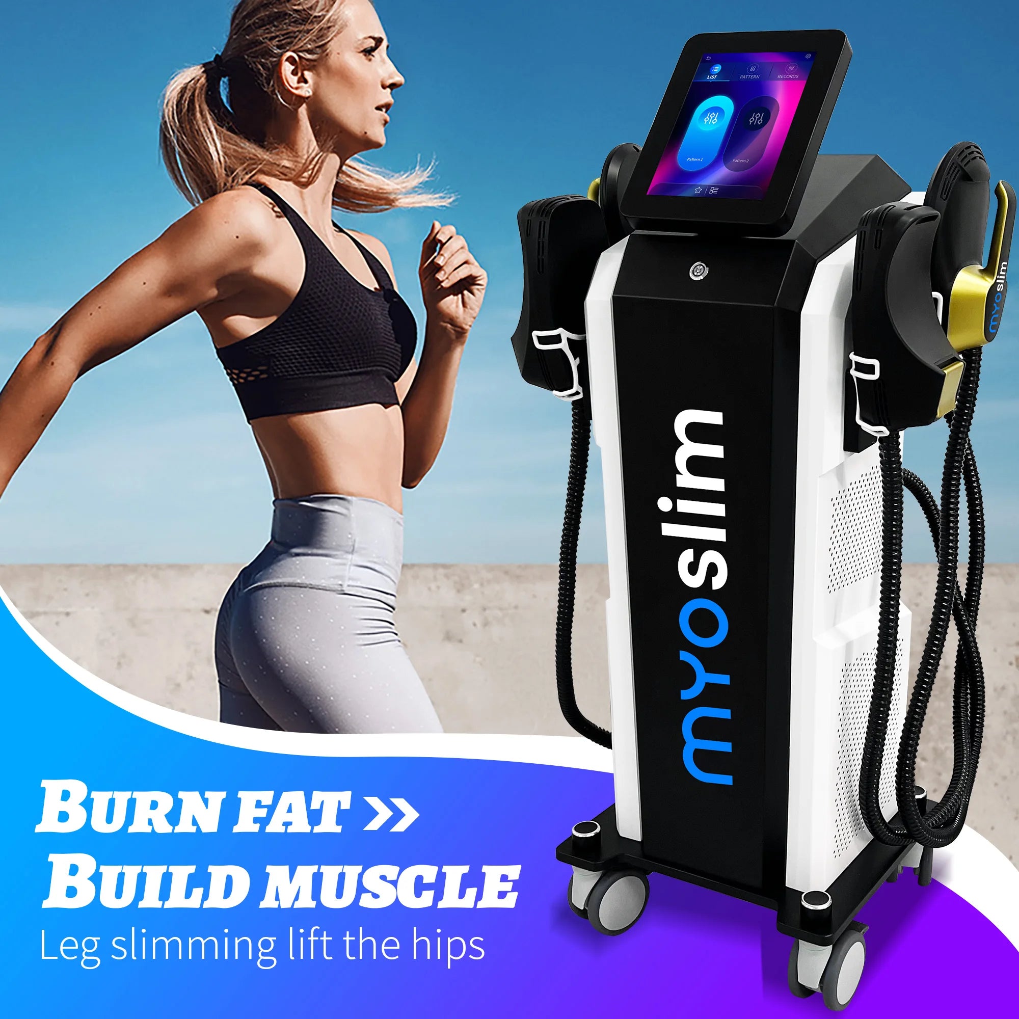 Professional EMS MYOslim Muscle Stimulation NEO 6500W RF Machine Body Sculpting Equipment Fat Burning Slimming