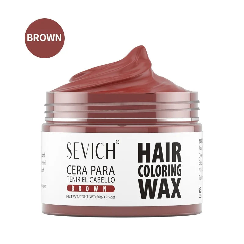 13 Colors Halloween Hair Colour Wax 50g/120g DIY Temporary Dye Hair Mud Wax Hair Colour Cream For Daily Party Cosplay Men&Women