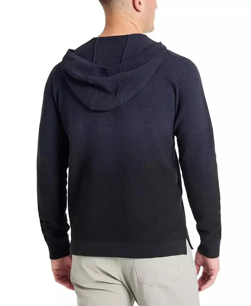 Men's 4-Way Stretch Die-Dyed Hooded Sweater | Kenneth Cole | Model OUT-4332332