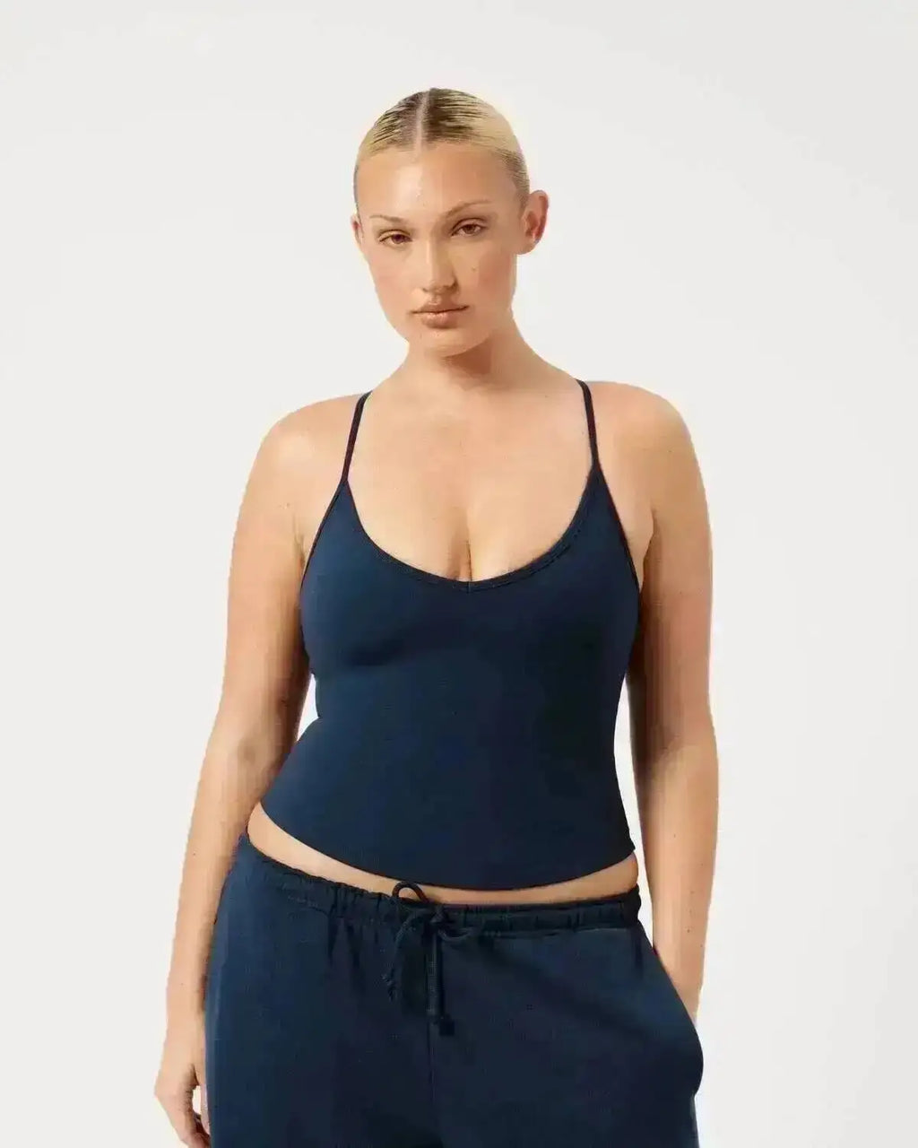 Women's Two Pieces Set Short Sets Yoga Outfit For Women Spaghetti Strap Tank Top Shorts Set With Bra Pads Ideal For Yoga Workout