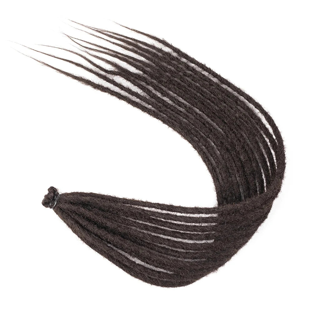 Synthetic Dreadlock Extensions 10 Root/Pack Hippie Single Ended Dreads Ombre Loc Extensions 24 Inch Reggae Style Crochet Hair