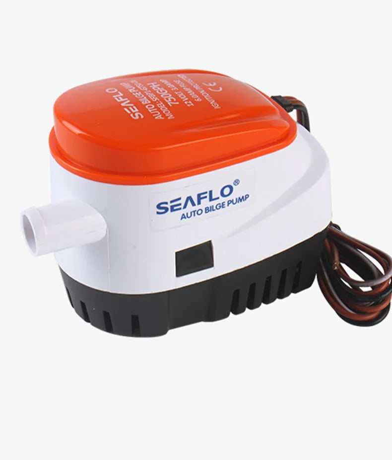 12V/24V DC Automatic Bilge Pump Submersible Marine Boat Pump for RV Yacht - Auto Water Pump
