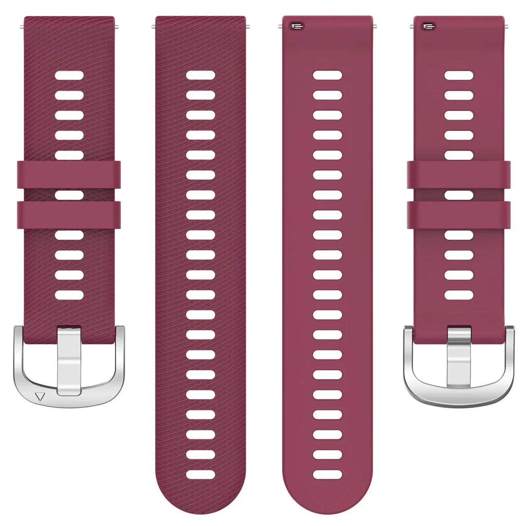 Silicone Strap For Garmin Vivoactive 5 4 Band Forerunner 165 265  255 245 645/Venus 3 Watchband 20mm 22mm Sports Bracelet Correa
