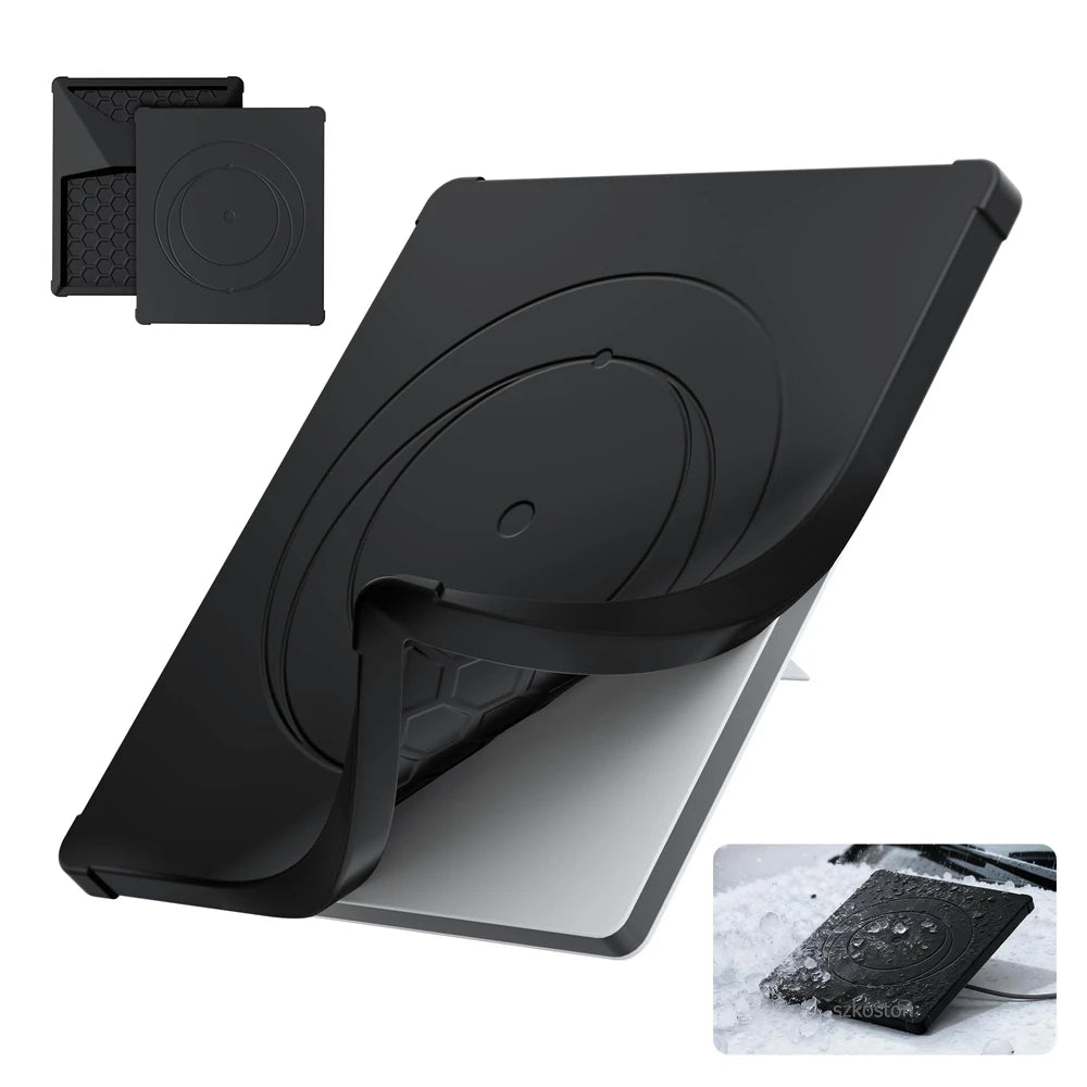 Silicone Protective Cover Hexagonal Heat Dissipation For Starlink Mini Accessories Shock-Absorbing Dustproof Waterproof Cover
