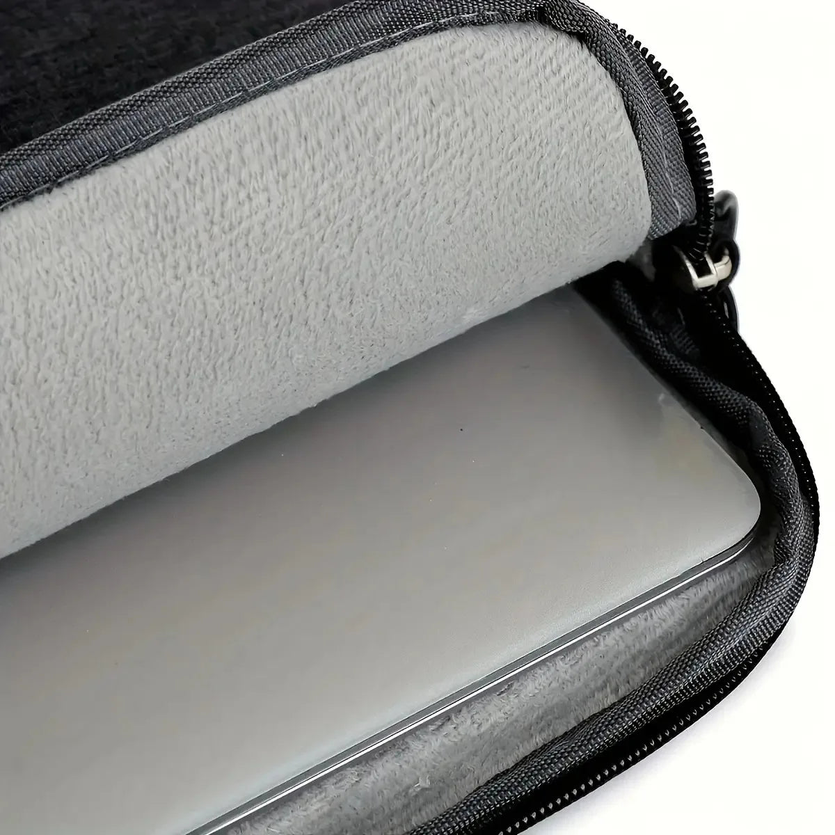 Solid Color Easy Lightweight Portable Laptop Bag, Portable Business Travel Laptop Sleeve, Zippered Crossbody Office Laptop Bag