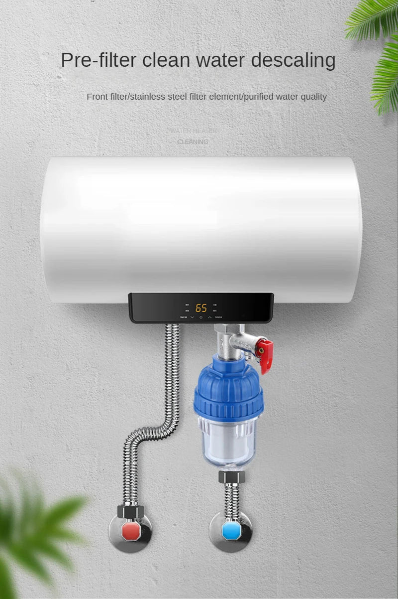 Universal Water heater Pre-Filter Water Filter Household Anti-scaling Purifier Shower Washing Machine Filter Tap Strainer