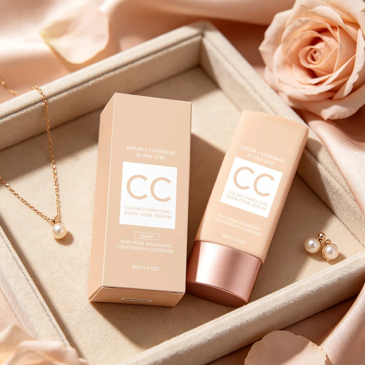 CC Cream Foundation Full Coverage Color Changing Invisible Pores Adapt Dark Skin Tone Makeup Cosmetics Korean Foundation Sticks