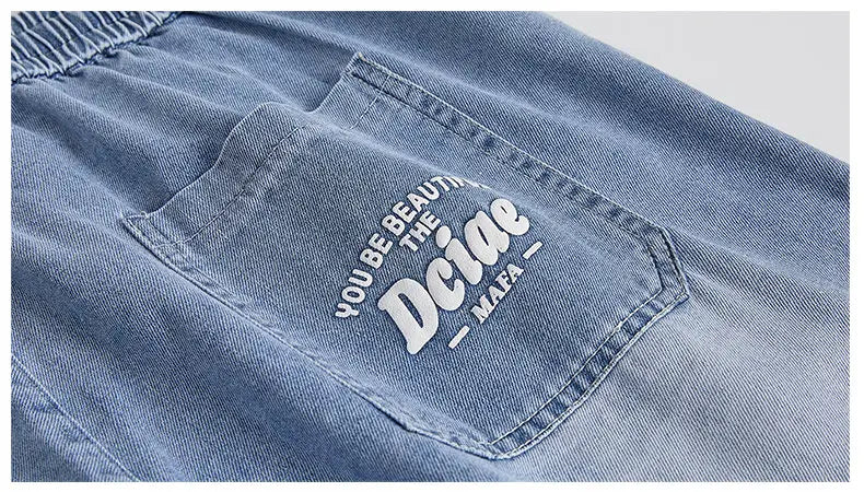 Men's Denim Shirt Summer Fashion Breathable Cotton Blend Short Sleeve Shirt Street Trendy Daily Outing Comfortable Jean Shirt