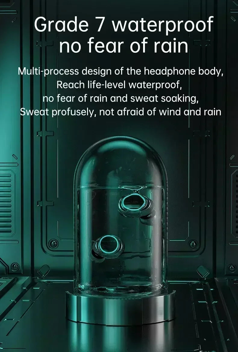 TWS Earphone Bluetooth 5.3 Wireless Headphones Hifi Stereo Sports Earbuds Headset Hearing Aids With Mic Handfree