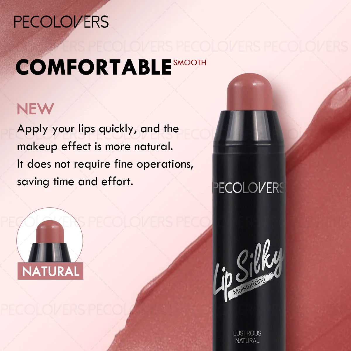 Moisturizing Lipstick Pen, Long-lasting Moisturizing, Rotating Lipstick Pen, Plump and Charming Lips, Lipstick Cosmetics