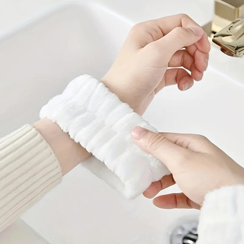 4Pcs Complete Facial Cleansing Kit Cleaner Brush Headband Wristband Hydrotherapy Exfoliating Tool for Blackhead Removal Skinca