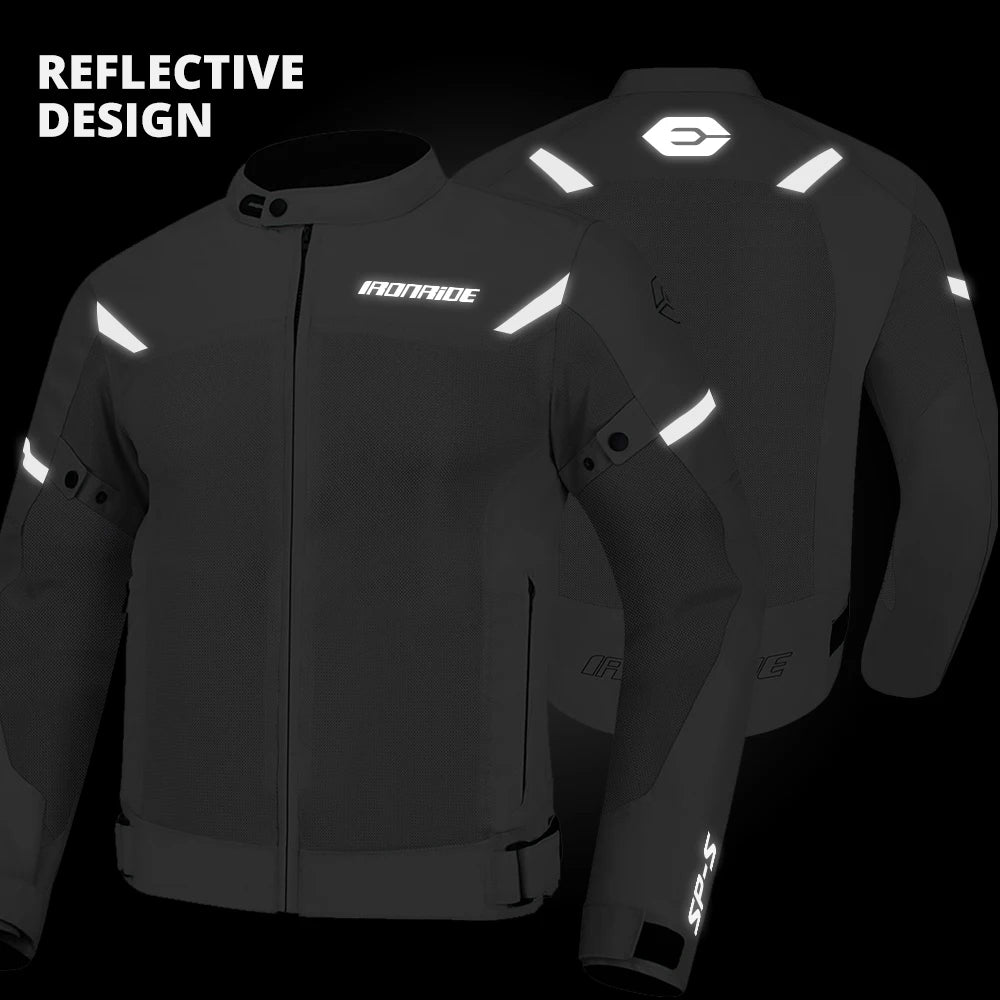 Off Road Motorcycle Jacket Summer Breathable Protective Jacket Motorcycle Racing Protective Jacket Off-road Riding Equipment
