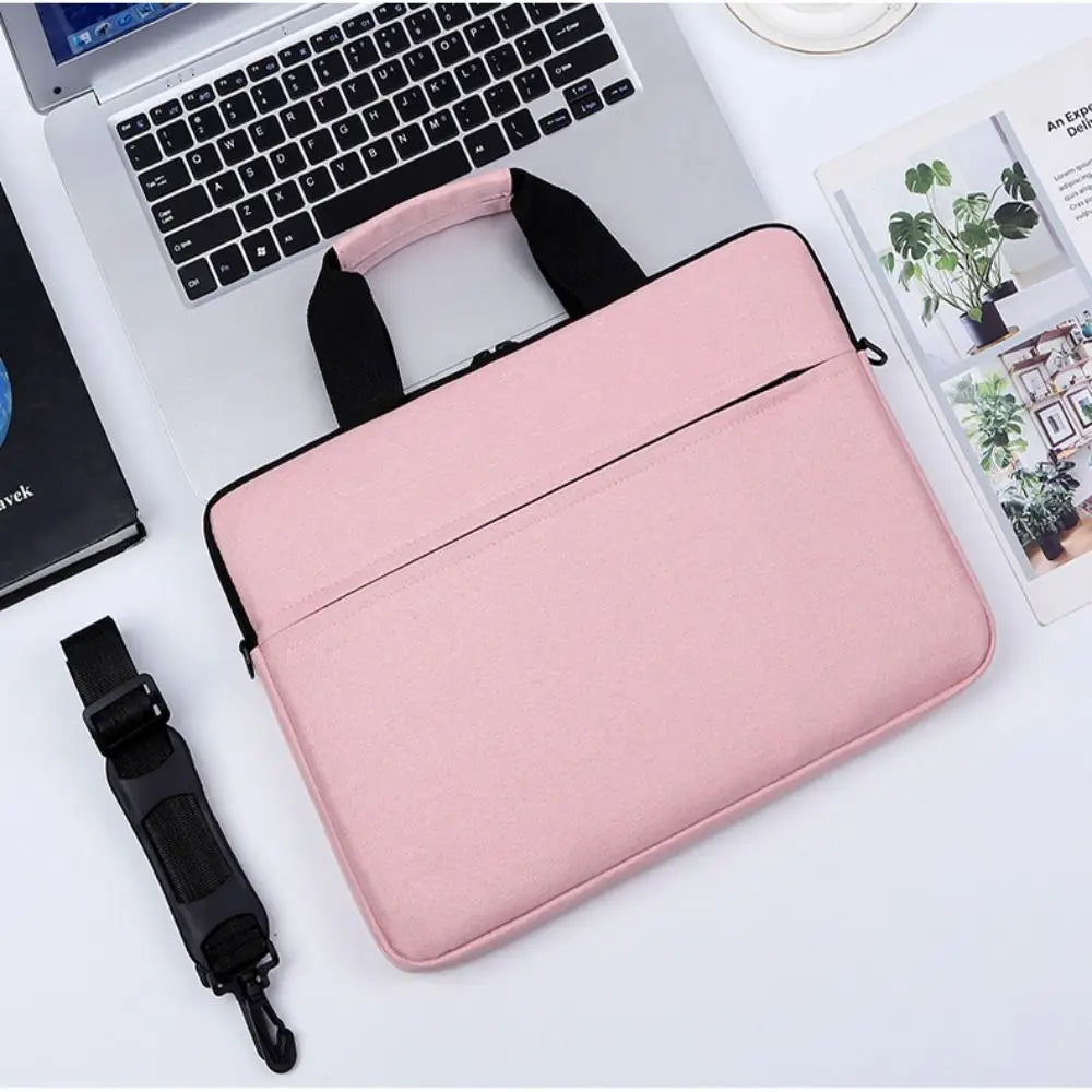 Universal Laptop Sleeve Case Shockproof Large Capacity Laptop Handbag Ultra Thin Business Notebook Cover Tablet Protective Pouch