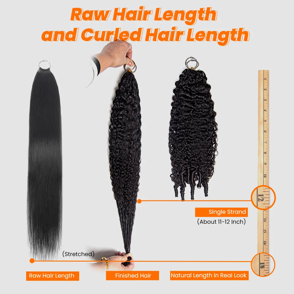 Miracle Knots Feather Crochet Human Hair Extension Burmese Curly With Coily End Invisible Miracle Knots Hair Bulk  Boho Braide