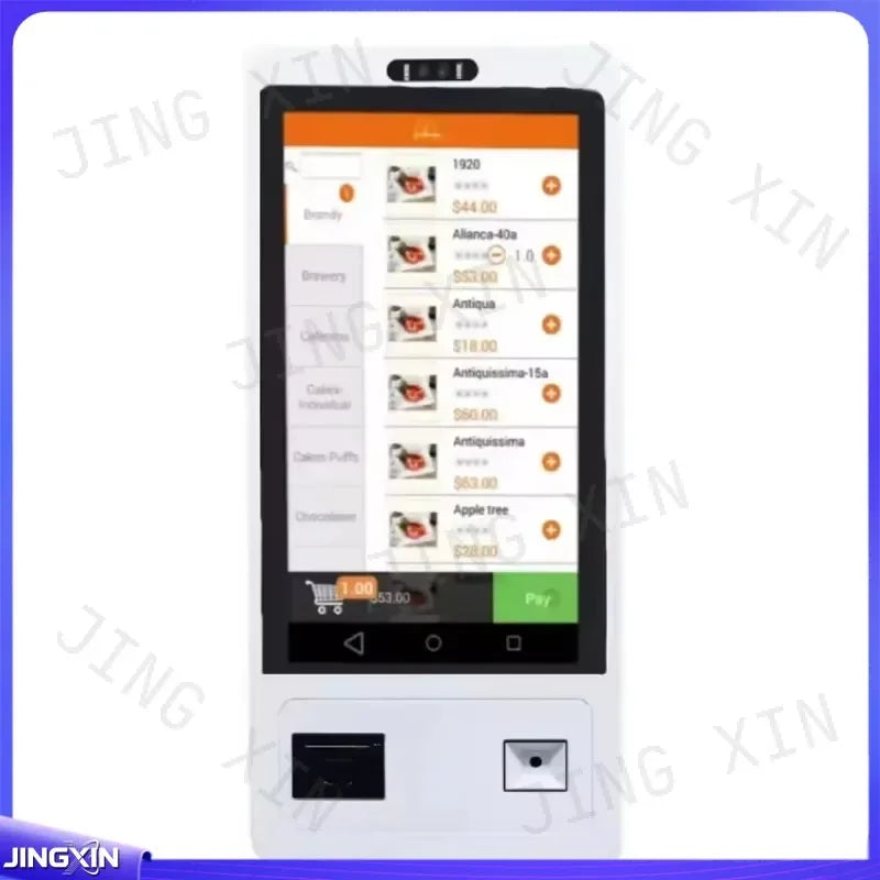 Enhance your business operations with this advanced capacitive touch screen kiosk designed for seamless bill payment and self