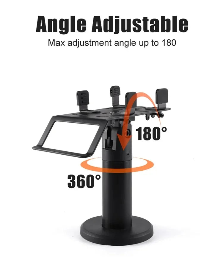 Metal POS Terminal Machine Stand with Adjustable Size Function Suitable for Universal MPOS and POS Machine Devices Bracket Mount