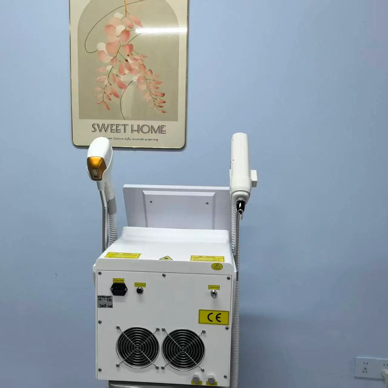Myoslim 2In1 FAC 10Bars Diode 808 Lase Hair Removal Machin Picosecond Tattoo Removal Machine 4Wavelength Skin Rejuvenation