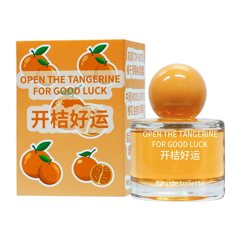 Citrus Peach Fruity Perfume Spray,Clean Fresh Women Scent,Orange Blossom/Lily/Iris/Vetiver/Lemon/Musk Light Fragrance Mist