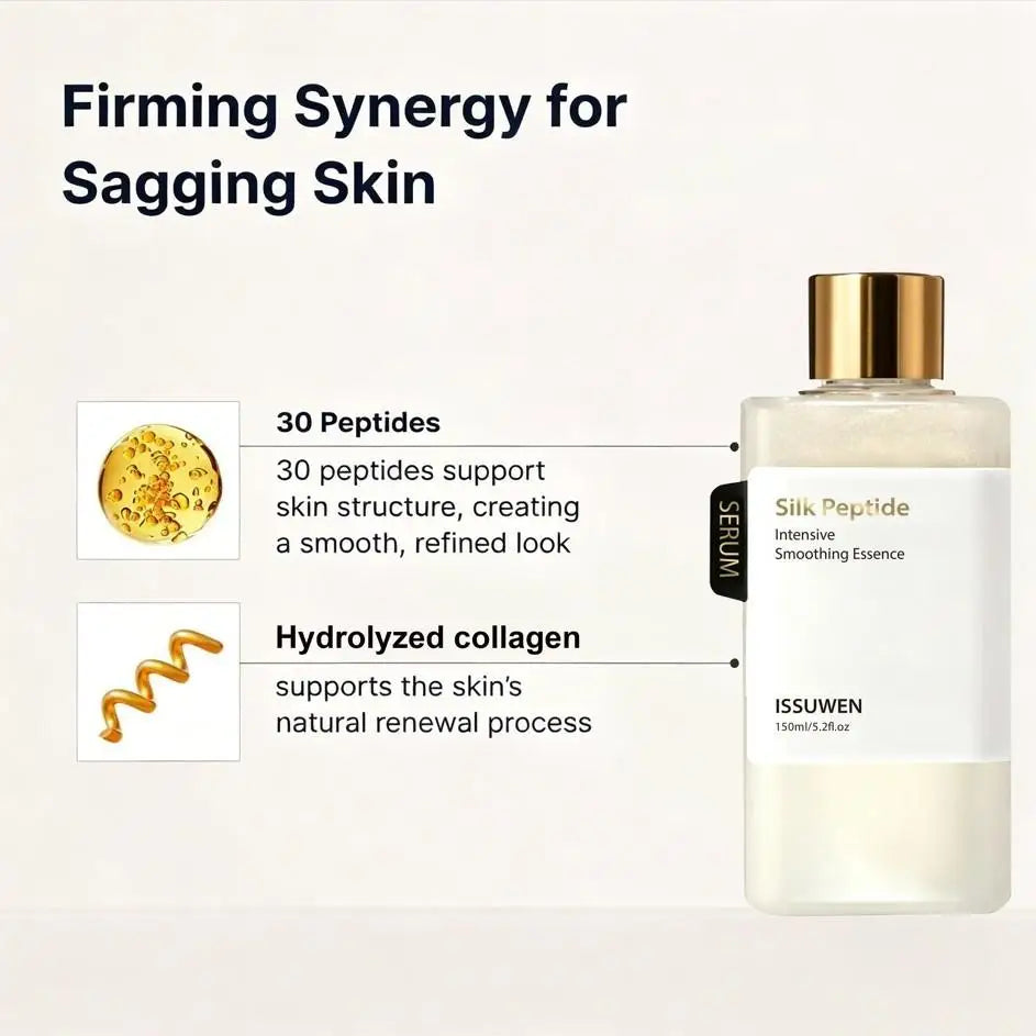 Silk Peptide Toner 150ml Relieves Dryness & Sensitivity Quick Absorb Non-Greasy Skin Moisture Lock Skincare