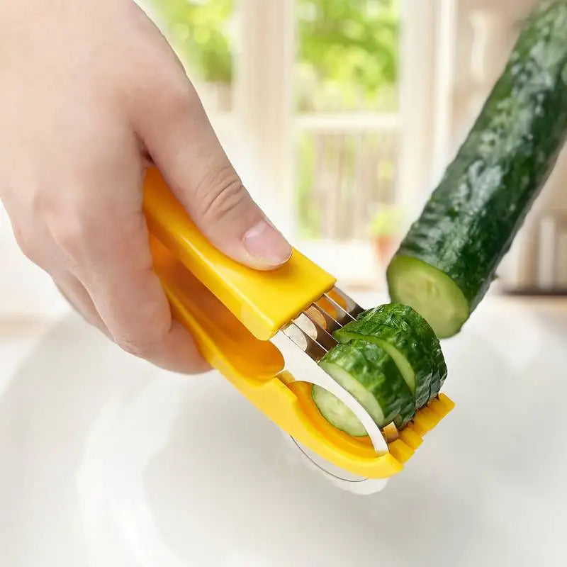 Multifunctional Vegetable Chopper Banana Cucumber Slicer Portable Manual Fruit & Vegetable Cutter Kitchen Gadgets For Home Use