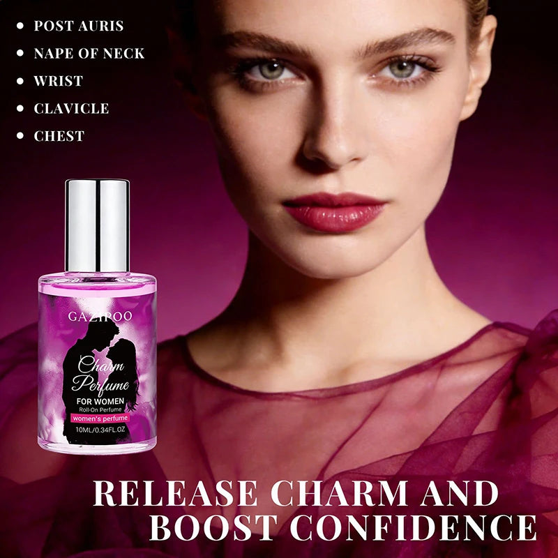 Pheromone Roll-on Perfume Rose Cedarwood Floral Fruity Vanilla Fresh Rich Fragrance Suit Unisex Alluring Suitable Date Perfume