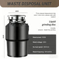 Garbage disposal kitchen sewer kitchen waste food household shredder household waste disposal machine