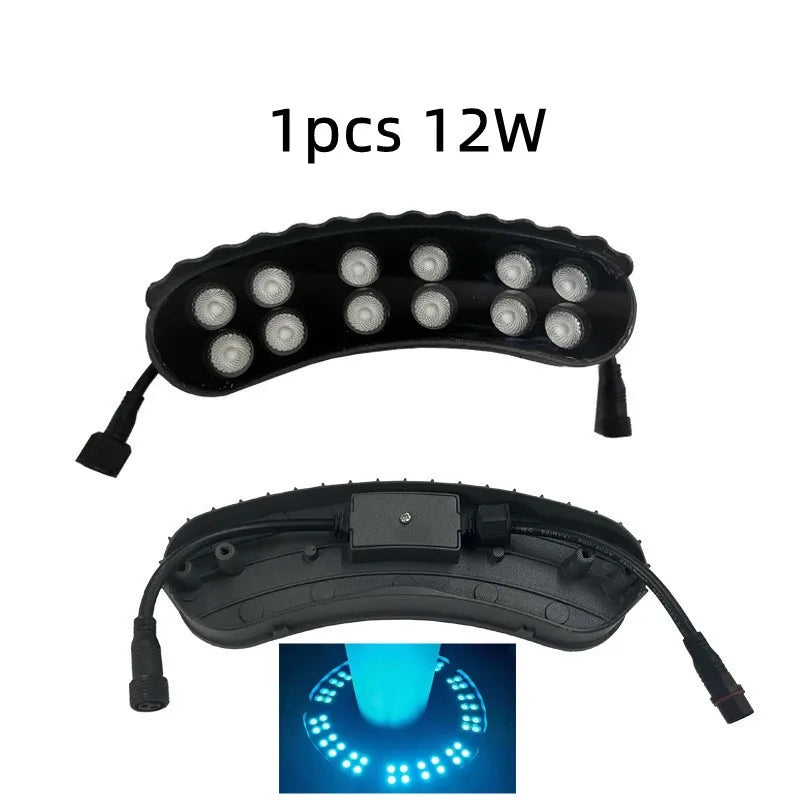 1PCS 12W LED Landscape Tree Light Outdoor Spotlight AC220V DC24V High Power Gazebo Tree Column Garden Illumination