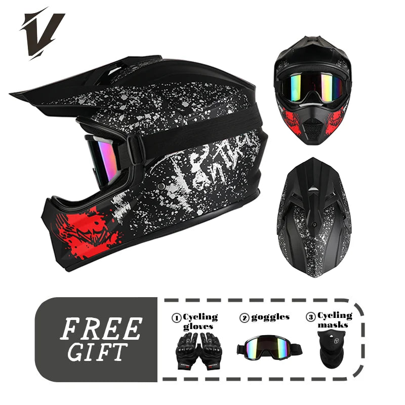 Motocross Helmet Motocross Bicycle Downhill Capacete AM DH ATV Cross Helmet Child Motorcycle Helmet Unisex