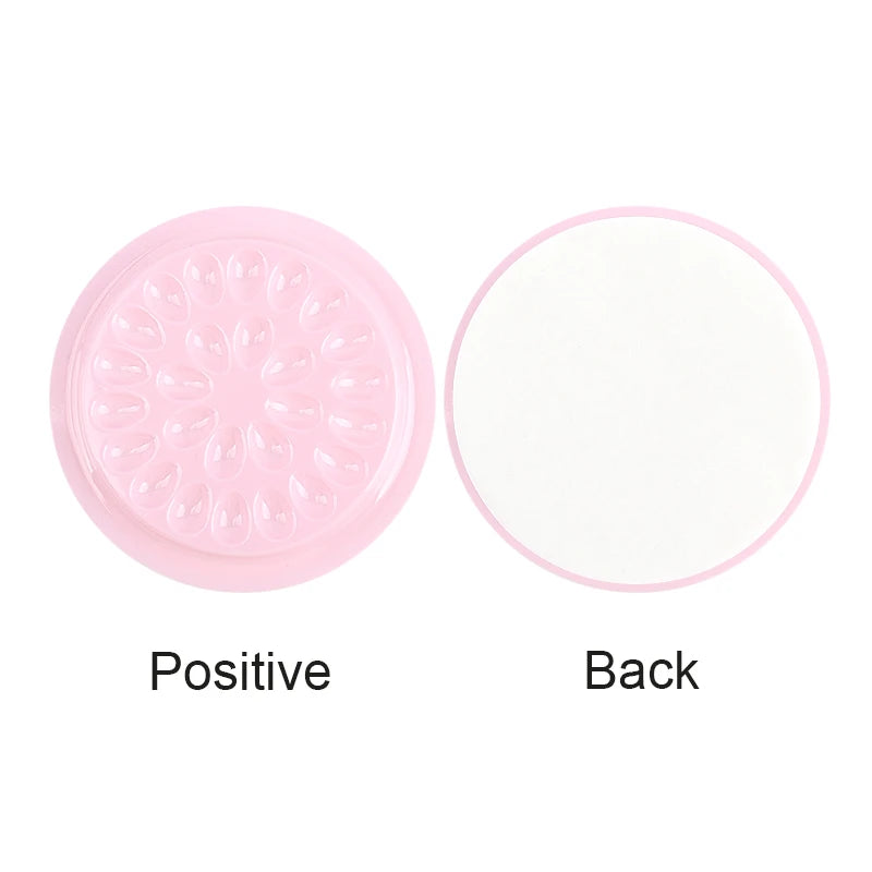 100pc Eyelash Glue Holder Tray Pad Lash Extension Adhesive Stand Base Gasket Tattoo Pigment Pallet Eyelashes Lifting Makeup Tool